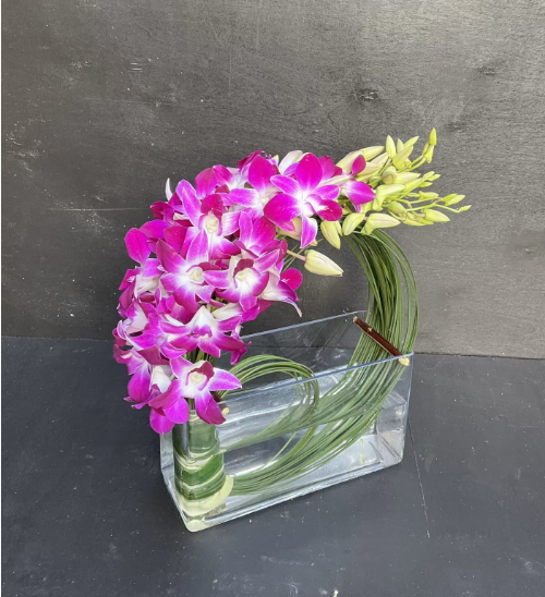 Morning Side Purple Orchid | Handmade Bouquet