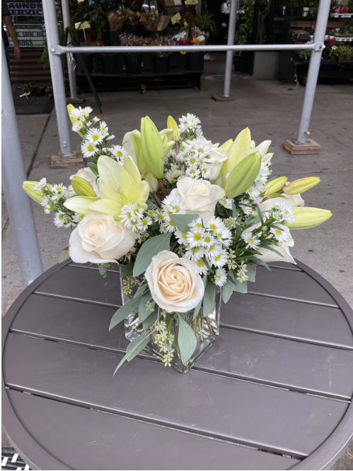 White Wonder Arrangement | Handmade Bouquet